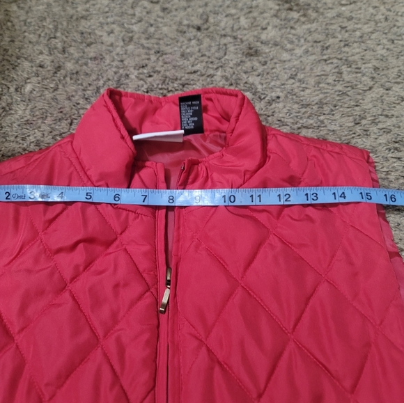 Cg.l.cg Vests Jacket color Red good condition has pockets - Picture 7 of 11